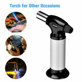 Refillable Gas Butane Blow Torch Fire Lighter Food Cook Baking Culinary Solder
