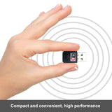 Dual Band 2.4GHz 5GHz 600Mbps USB WiFi Wireless Dongle AC600 Lan Network Adapter
