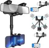 360° Car Rear View Mirror Mount Holder Multifunctional Universal Phone Stand AU