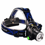 00000LM Rechargeable Headlight Zoomable LED Headlamp CREE XML T6 Head Torch