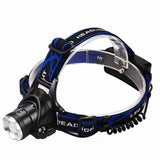 00000LM Rechargeable Headlight Zoomable LED Headlamp CREE XML T6 Head Torch