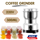 New Electric Coffee Grinder Grinding Milling Bean Nut Spice Matte Blender 220V