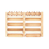 LARGE Wooden Foot Pain Massager 5 Roller Care Reflexology Relax Stress Relief Ne