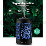 7 Colour LED Ultrasonic Aroma Essential Oil Diffuser Air Purifier Humidifier NEW