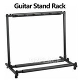 Stylish Guitar Stand Tidy Storage Rack Fits 5 Guitars Metal Padded Foam