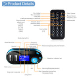 Handsfree LCD MP3 Player FM Transmitter Wireless Bluetooth Car Kit USB/SD