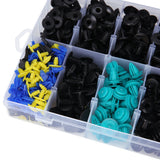 640PCS Car Body Trim Clips Retainer Bumper Rivets Screw Panel Push Fastener Kit