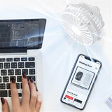 Portable Desk Fan Mini Usb Rechargeable Quiet Cooler Table Clip Pram Cooling AU