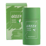 Green Tea Cleansing Facial Mask Stick Purifying Blackhead Acne Remover