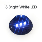 1x Solar Power 3LED Fence Light Outdoor Garden Wall Pathway Lamp