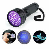 51 LED 395 nM UV Flashlight Ultraviolet Blacklight Aluminum Torch Light Lamp