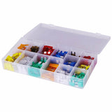 220pcs Assorted Mini Fuse Blade Fuses Set Auto Car Truck Assortment Kits ATM APM