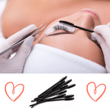 10pcs Disposable Mascara Wands Eyelash Brush Applicator