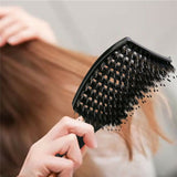 Nylon Bristle Detangling Boar Hair Brush Head Scalp Massage Vented Comb AU