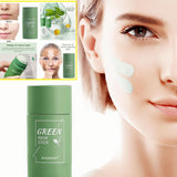 Green Tea Cleansing Facial Mask Stick Purifying Blackhead Acne Remover
