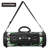 Portable Wireless Bluetooth Speakers Stereo Bass Outdoor Subwoofer USB/TF/ Radio
