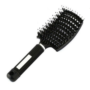 Nylon Bristle Detangling Boar Hair Brush Head Scalp Massage Vented Comb AU