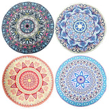 Quick Dry Bohemian Mandala Beach Cover Round Tapestry Picnic Blanket Mat Shawl