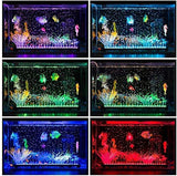 67cm LED Aquarium Lights Submersible Air Bubble RGB Light for Fish Tank