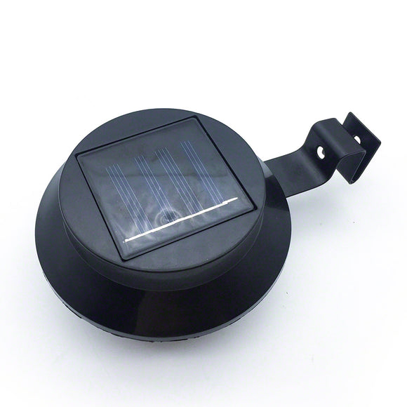 1x Solar Power 3LED Fence Light Outdoor Garden Wall Pathway Lamp