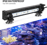 67cm LED Aquarium Lights Submersible Air Bubble RGB Light for Fish Tank