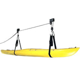 Kayak Hoist Pulley System Bike Lift Garage Ceiling Rack Storage 125LBS Capacity