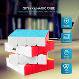 Magic Cube 4x4x4 Magic Rubiks Puzzle Rubics Rubix Toy Smooth Fast Speed Kid Gift