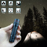 Super Bright Zoomable Torch Led Flashlight USB Rechargeable Tactical light AU