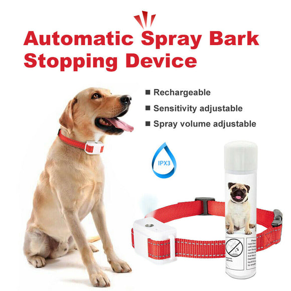 Automatic Humane Citronella Anti Bark Spray Collar Stop Dog Training No Barking