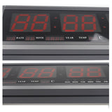 Digital Large Big Jumbo LED Wall Desk Clock Display With Calendar Temperature AU