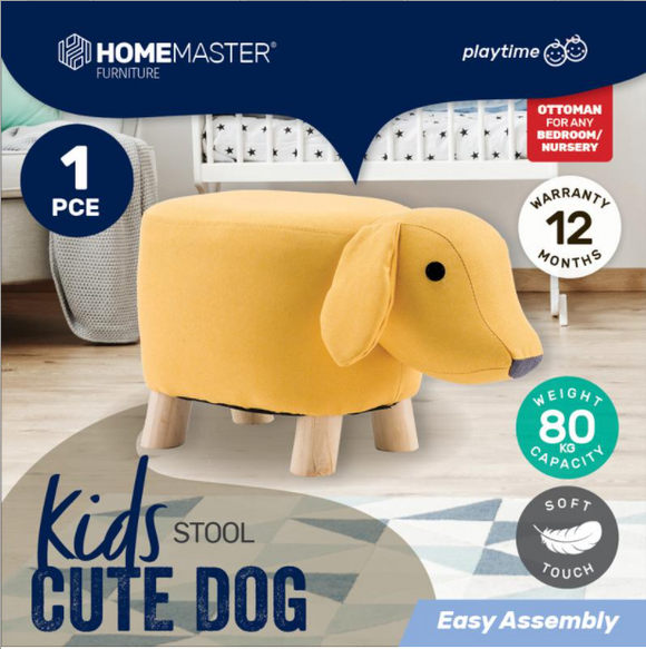 Kids Animal Stool Cute Dog Character Premium Quality & Style