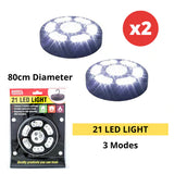2X PORTABLE HANGING LIGHT LED