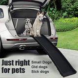 Folding Car Dog Pet Ramp Light Travel Car Truck SUV Portable Folding step Ladder