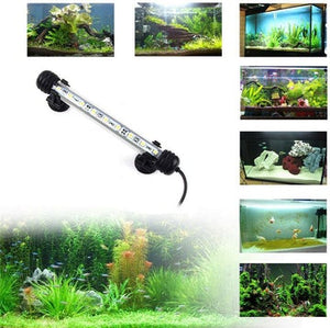 AQUARIUM FISH TANK SMD LED LIGHT BAR POOL SUBMERSIBLE LAMP WATERPROOF WHITE+BLUE