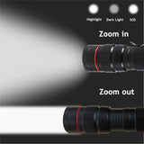Super Bright Zoomable Torch Led Flashlight USB Rechargeable Tactical light AU