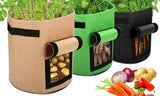 10 Gal Potato Grow Planter Container Bag Pouch Root Planting Pot Side Breathable