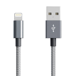 2M Genuine USB Nylon Cable Cord Charger for Apple iPhone X 8 7 6 5 5s iPad