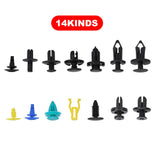 640PCS Car Body Trim Clips Retainer Bumper Rivets Screw Panel Push Fastener Kit