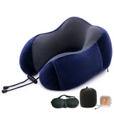 Memory Foam U-shaped Travel Pillow Neck Support Rebound Pad Sleeping Headrest AU