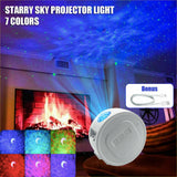 LED Star Night Light Projector Galaxy Starry Ocean Star Sky Party Lamp Kids Gift