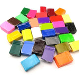 32 Craft Polymer Clay Mixed Colors Block Modelling Moulding Models Art DIY Toys