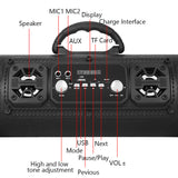 Portable Wireless Bluetooth Speakers Stereo Bass Outdoor Subwoofer USB/TF/ Radio