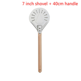 7" long Aluminium Pizza Shovel With Long Handle Pastry Tool Accessorial Kitchen