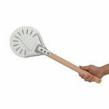 7" long Aluminium Pizza Shovel With Long Handle Pastry Tool Accessorial Kitchen