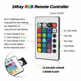 67cm LED Aquarium Lights Submersible Air Bubble RGB Light for Fish Tank