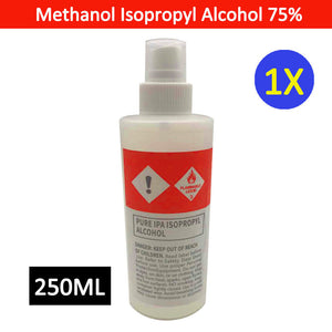 Isopropyl Alcohol 75% Spray 250ml Bottle House Office Cleaning 1x 2x 3x 4x New