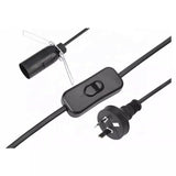 Salt Lamp Power Cord Himalayan 1.8m Dimmer or ON/OFF Button with FREE Bulb