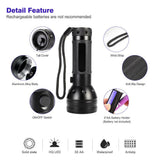 51 LED 395 nM UV Flashlight Ultraviolet Blacklight Aluminum Torch Light Lamp