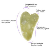 Natural Quartz Stone GuaSha Facial Face Neck Body Care Gua Sha Board Massager
