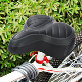 Bicycle Saddle Bike Seat Wide Extra Comfort Soft Cushion Cover Padded Sporty Pad